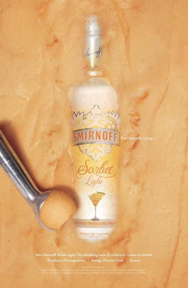 Advertising Campaign : SMIRNOFF SORBET LIGHT- MANGO ...