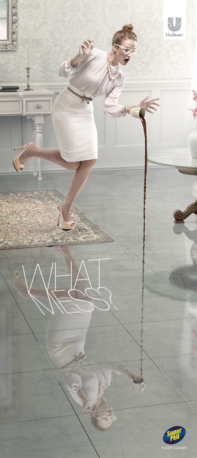 Print-Advertising-Super-Pell-Floor-Cleaner-No-Mess-Coffee Print Advertising : Super Pell Floor Cleaner: No Mess, Coffee
