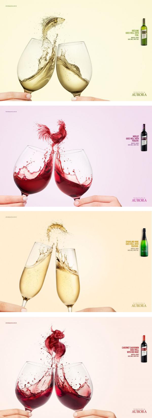 Print-Advertising-advertising-set-Campaign-for-Aurora-Wines Print Advertising : advertising set | Campaign for Aurora Wines