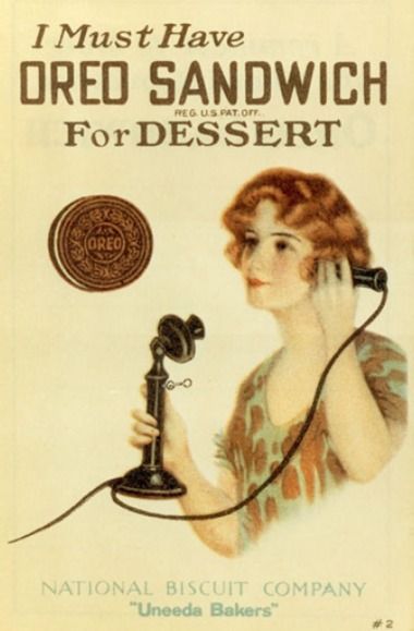 Vintage-Advertising-Oreo-Ice-Cream-ad-1919 Vintage Advertising : Oreo Ice Cream ad, 1919