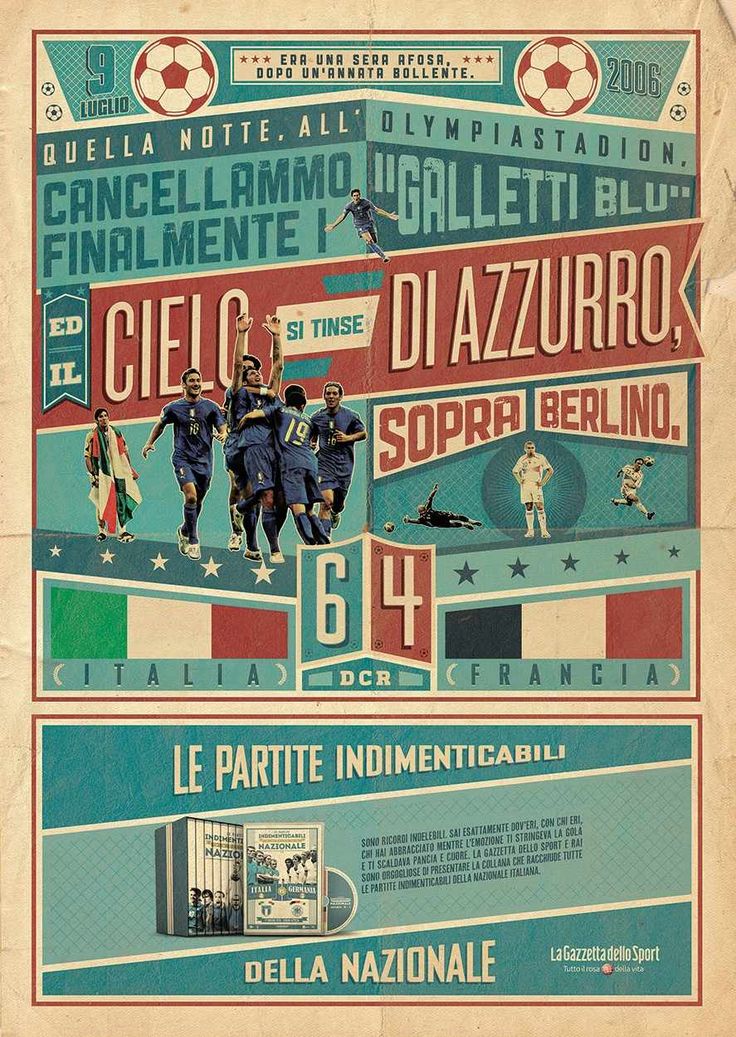 1535580058_430_Print-Advertising-La-Gazzetta-dello-Sport-The-unforgettable-matches-of-the-Italian-National-Team Print Advertising : La Gazzetta dello Sport: The unforgettable matches of the Italian National Team,...