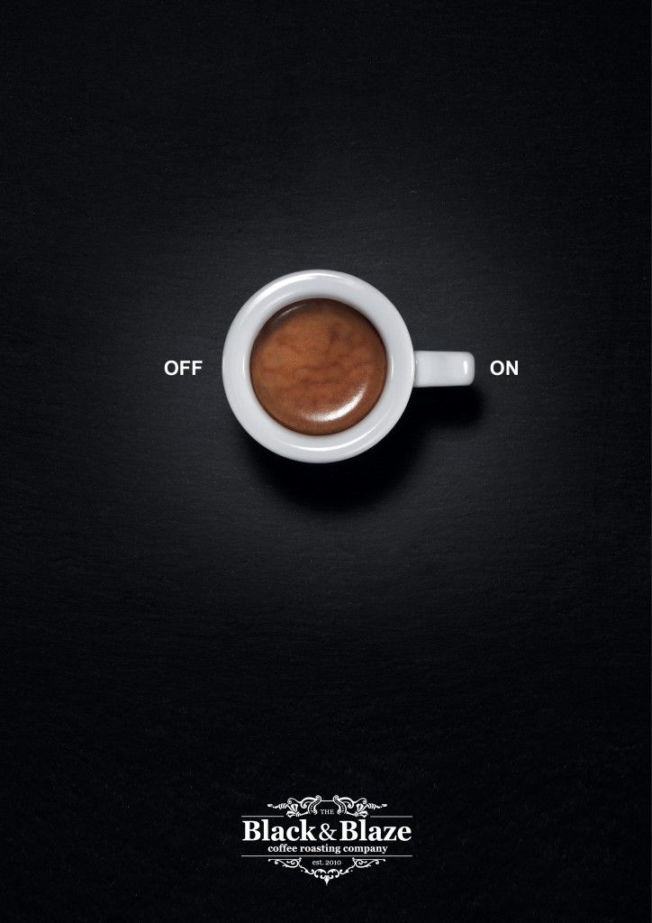 Advertising-Campaign-Black-Blaze-Coffee-Off-On-www.gutewerbung.n...-Advertising-Coffee Creative Advertising : Creative advertising