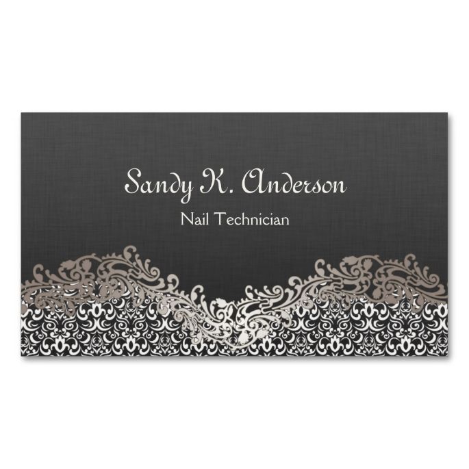 Psychology-Infographic-Nail-Technician-Elegant-Damask-Lace-Double-Sided-Standard-Business-Cards-Pack Psychology Infographic : Nail Technician - Elegant Damask Lace Double-Sided Standard Business Cards (Pack...