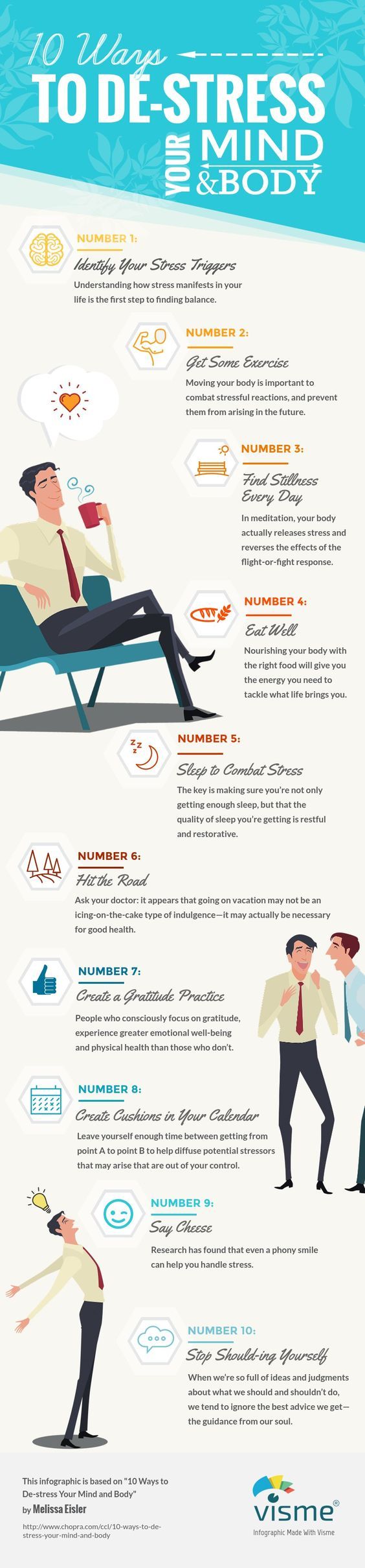 Psychology Infographic : The easiest way to destress yourself and free ...