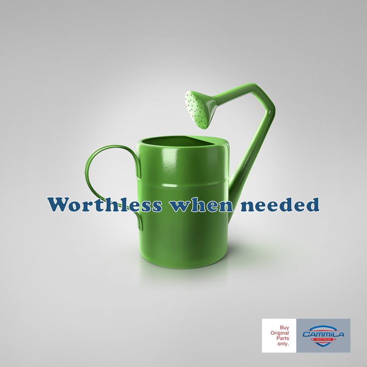 1537745196_250_Advertising-Campaign-Cammila-Auto-Parts-Watering-can-“Worthless-when-needed.-Buy-original-parts-o Advertising Campaign : Cammila Auto Parts: Watering can  “Worthless when needed. Buy original parts o...