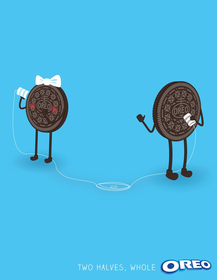 Advertising-Campaign-Oreo.-Two-halves-whole Advertising Campaign : Oreo. Two halves, whole