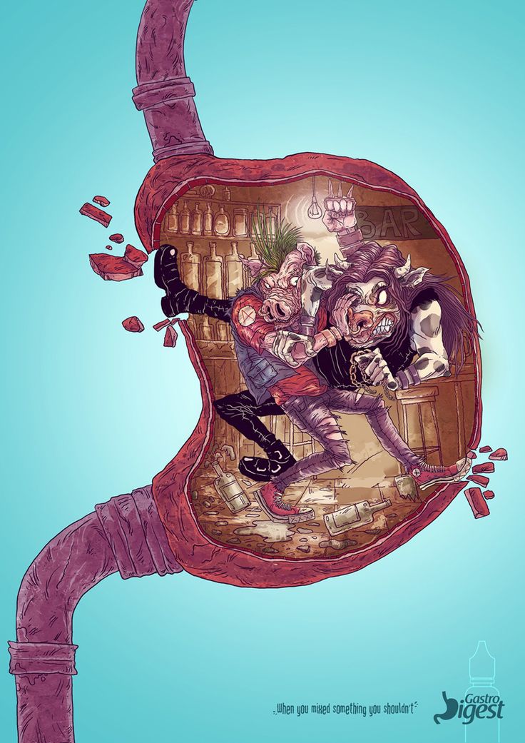 Healthcare-Advertising-Gastro-Digest-Pig-Vs.-Cow-When-you-mixed-something-you-shouldn39t.-Advertisi Healthcare Advertising : Gastro Digest: Pig Vs. Cow When you mixed something you shouldn't. Advertisi...