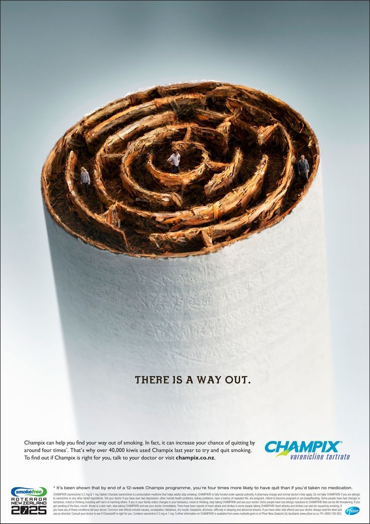 Healthcare-Advertising-Healthcare-Advertising-Champix-Cigi-Maze Healthcare Advertising : Champix: Cigi Maze | Ads of the Worldu2122