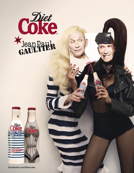 1538729044_850_Print-Advertising-Jean-Paul-GaultierStephane-SednaouiDiet-Coke Print Advertising : Jean Paul Gaultier/Stephane Sednaoui(Diet Coke)