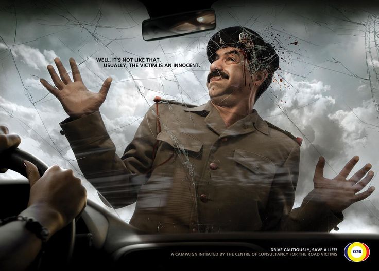 Advertising Campaign : CCVR: Saddam "Well, it's not like ...