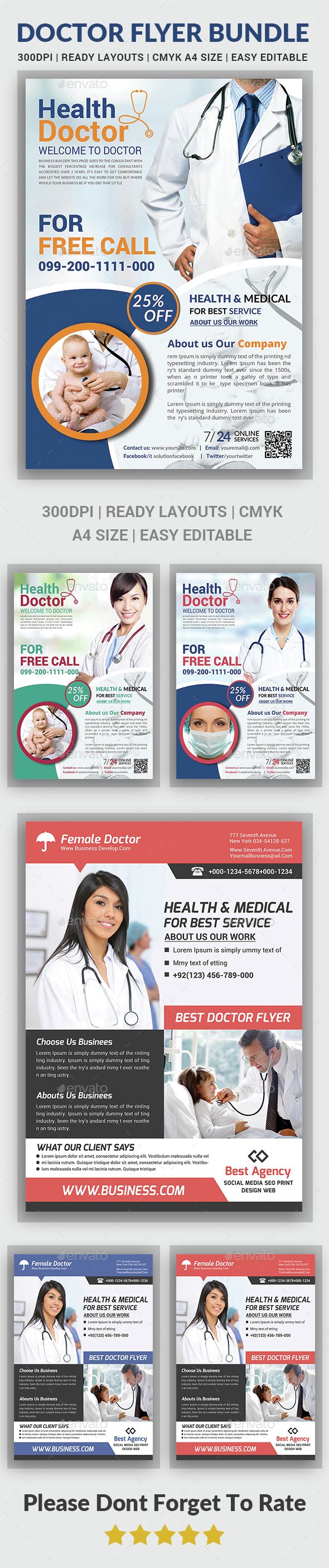 Healthcare-Advertising-Health-Medical-Doctors-Flyer-Bundle-Corporate-Flyers Healthcare Advertising : Health & Medical Doctors Flyer Bundle - Corporate Flyers