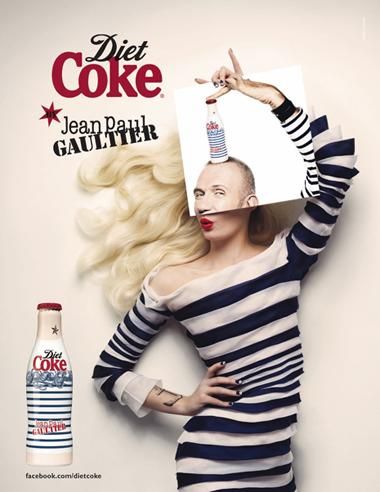 Print-Advertising-Jean-Paul-GaultierStephane-SednaouiDiet-Coke Print Advertising : Jean Paul Gaultier/Stephane Sednaoui(Diet Coke)