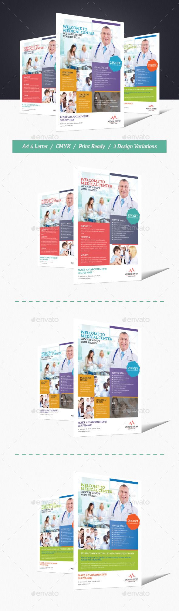 Healthcare-Advertising-Medical-Center-Flyer-—-Photoshop-PSD-Medical-services-medical-center-•-Ava Healthcare Advertising : Medical Center Flyer — Photoshop PSD #Medical services #medical center • Ava...