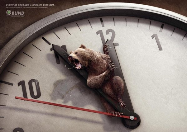 Advertising-Campaign-Bund-every-60-seconds-a-species-dies-out Advertising Campaign : Bund "every 60 seconds a species dies out"