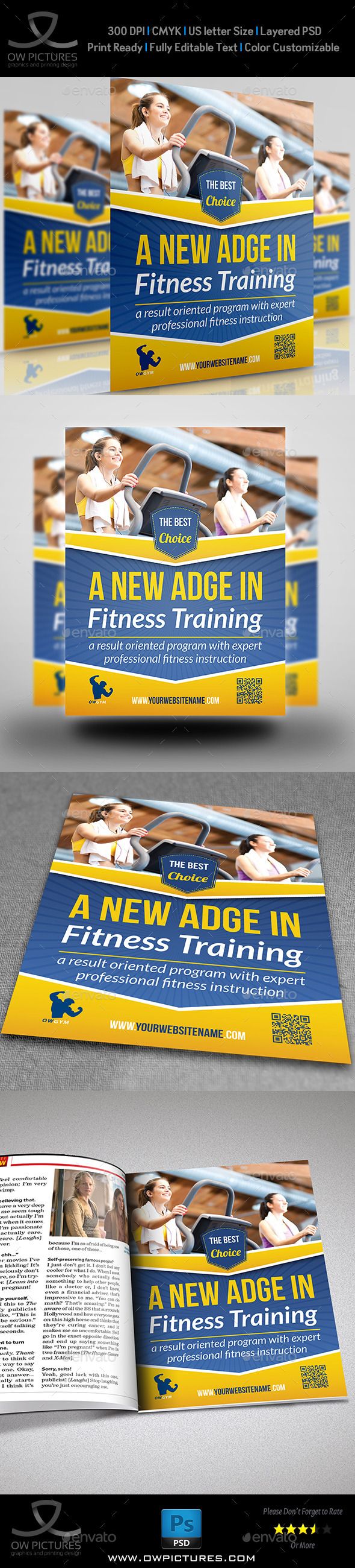 Healthcare-Advertising-Fitness-GYM-Flyer-Template-PSD-Buy-and-Download-graphicriver.net Healthcare Advertising : Fitness - GYM Flyer Template PSD | Buy and Download: graphicriver.net/...