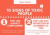 Psychology Infographic : An infographic about 10 signs of toxic people. Spot them easily and protect your…