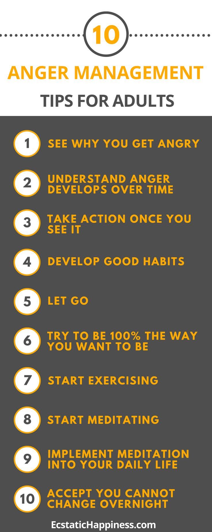 Psychology Infographic Read These 10 Anger Management Tips For Adults To Improve Your