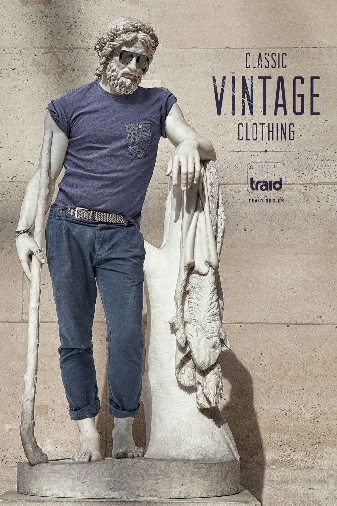 1549242947_831_Advertising-Campaign-Traid-Classic-Vintage-Clothing-Vintage-Statue-Advertising Advertising Campaign : Traid: Classic Vintage Clothing #Vintage #Statue #Advertising