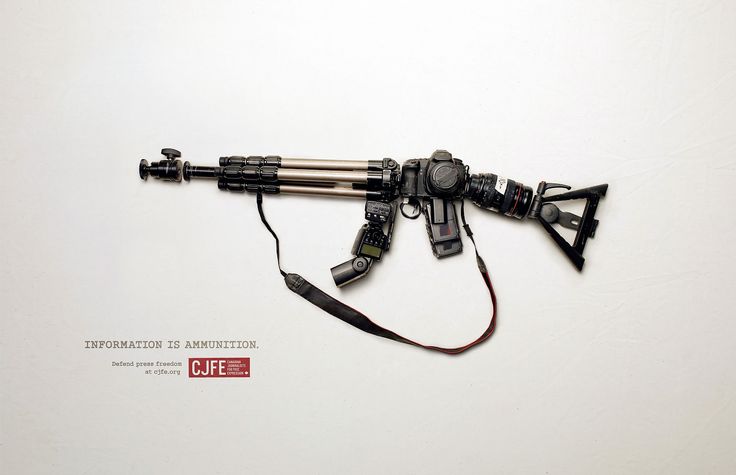 Advertising-Campaign-Information-is-Ammunition Advertising Campaign : Information is Ammunition