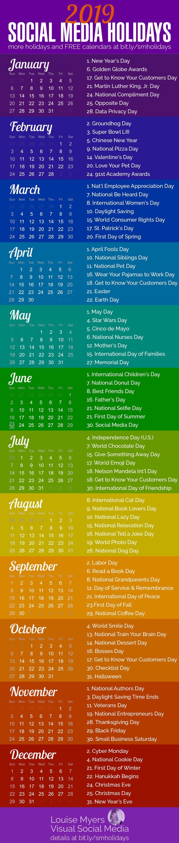 Marketing-Infographic-Social-media-marketing-tips-These-2019-holidays-are-essential-for-spicing-up-yo Marketing Infographic : Social media marketing tips: These 2019 holidays are essential for spicing up yo...