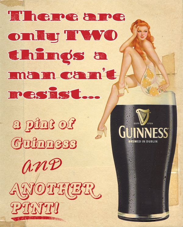 Creative-Advertising-Pin-up-et-publicite.-Pub-en Creative Advertising : Guinness-PinUp