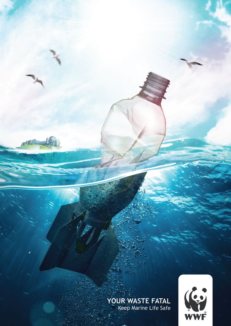 Creative-Advertising-Publicite-Creative-advertising-campaign-WWF Creative Advertising : Publicité - Creative advertising campaign - WWF: Your waste fatal. Keep marine ...