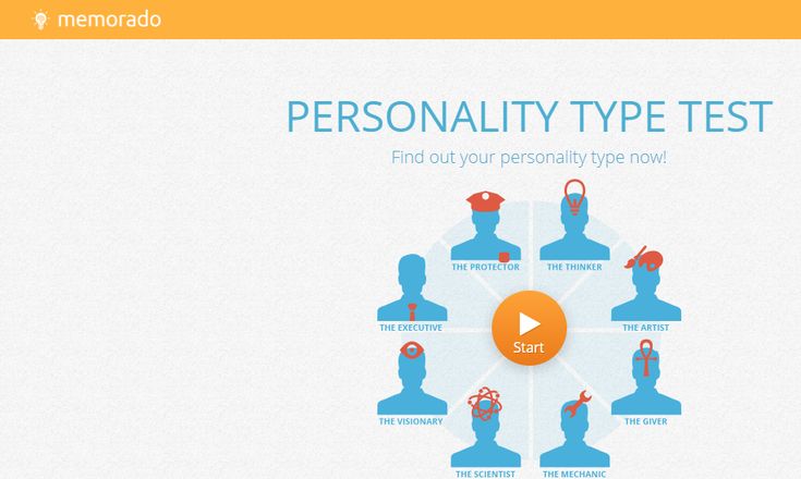  Infographic : Free PERSONALITY TYPE TEST
Find out your personality type now!