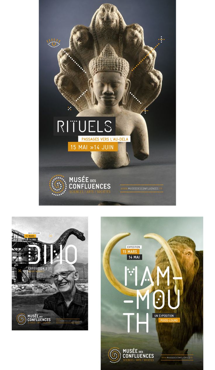 Advertising-Infographics-Projet-didentite-visuelle-pour-le-Musee-des Advertising Infographics : Projet d'identité visuelle pour le Musée des Confluences - Graphéine