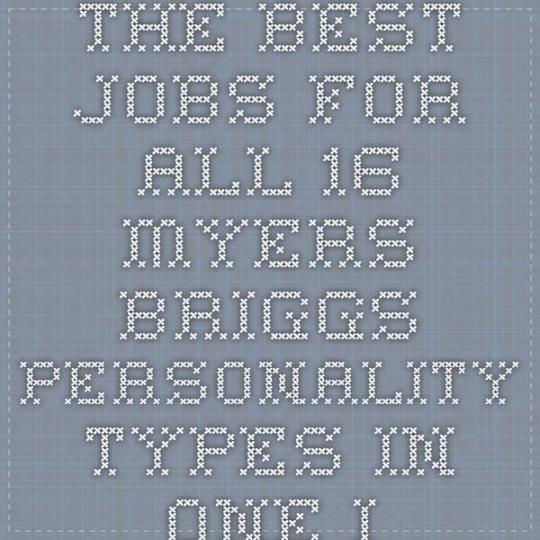 1561831209_208_Infographic-The-Best-Jobs-for-All-16-Myers-Briggs-Personality Infographic : The Best Jobs for All 16 Myers-Briggs Personality Types in One Infographic | Pau...