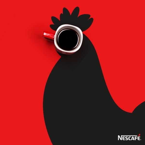 Creative Advertising : cool Clever NESCAFÉ Coffee ad. # ...