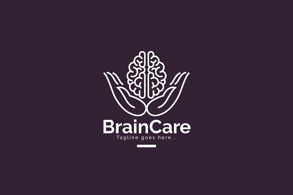 Healthcare-Advertising-AD-Brain-Care-logo-by-La-Animus Healthcare Advertising : AD: Brain Care logo by La Animus on Creative Market. #sponsored #advertising #lo...