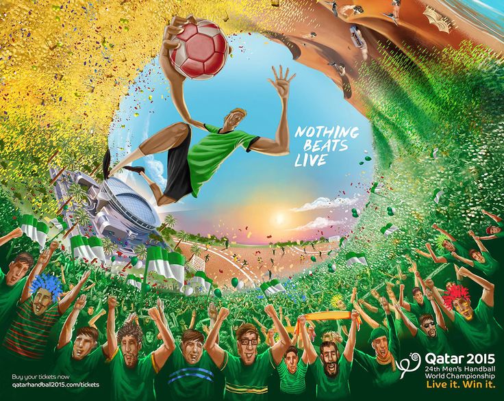 1562958960_50_Creative-Advertising-Qatar-Handball-2015-on-Behance Creative Advertising : Qatar Handball 2015 on Behance