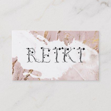1563936813_227_Psychology-Infographic-Abstract-Rose-Gold-Paint-Strokes-REIKI Psychology Infographic : ~* Abstract Rose Gold Paint Strokes REIKI Ivy Business Card | Zazzle.com