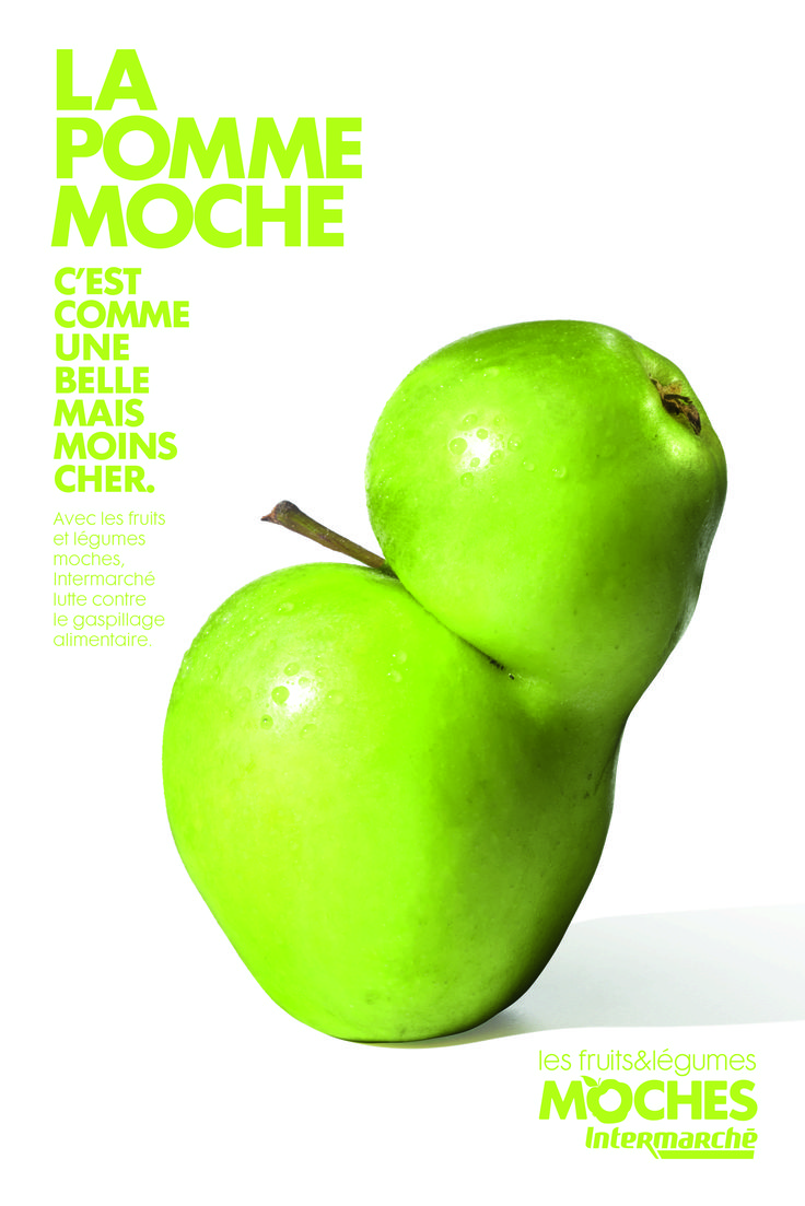 Creative-Advertising-Les-fruits-et-legumes-moches-de-Intermarche Creative Advertising : Les fruits et légumes moches de Intermarché