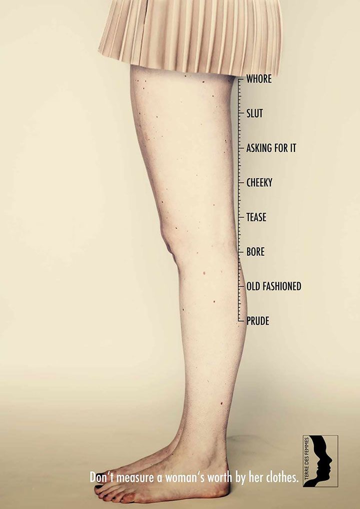 Creative-Advertising-Ne-jugez-pas-la-valeur-dune-femme Creative Advertising : Ne jugez pas la valeur d'une femme à la taille de ses vêtements