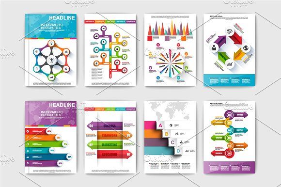 1567103179_727_Advertising-Infographics-Set-of-Infographic-brochures-by-alexdndz-on Advertising Infographics : Set of Infographic brochures by alexdndz on Creative Market