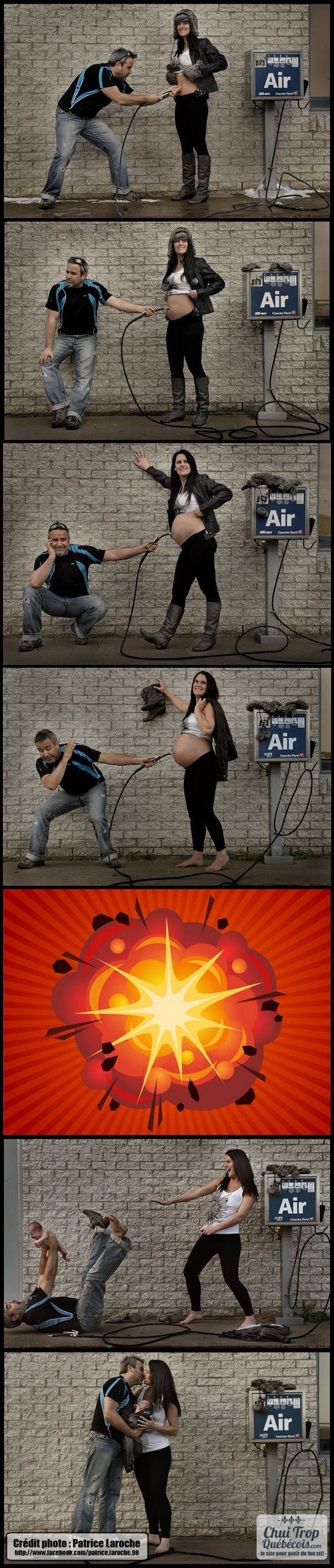 Creative-Advertising-Air-Pump-Baby-Creative-Maternity-Series Creative Advertising : Air Pump Baby: Creative Maternity Series