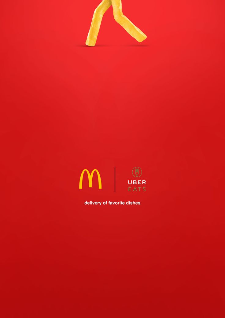 Creative-Advertising-McDonald39s-minimalist-advertising-poster-delivery-from-Uber Creative Advertising : McDonald's minimalist advertising poster delivery from Über