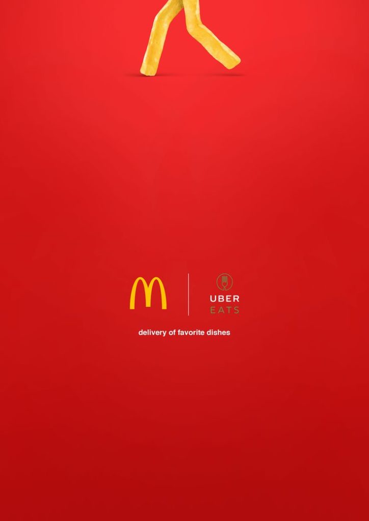 Creative Advertising : McDonald's minimalist advertising poster