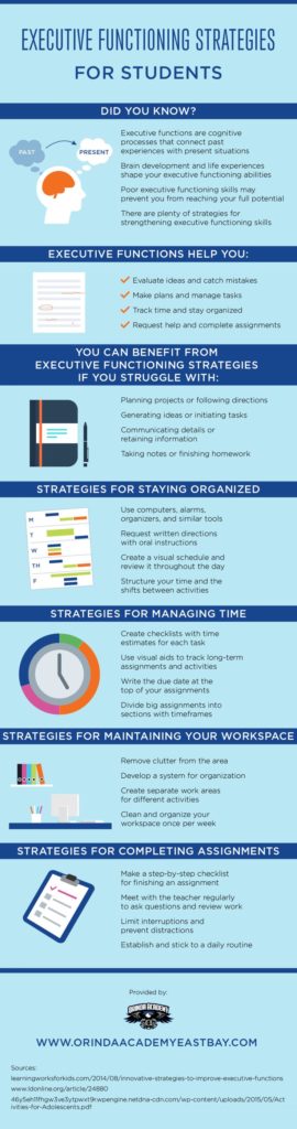 Psychology Infographic : Executive Functioning Strategies ...
