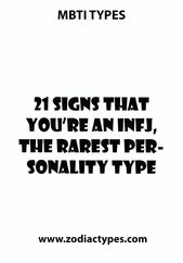 Infographic-21-Signs-That-You’re-An-INFJ-The-Rarest Infographic : 21 Signs That You’re An INFJ, The Rarest Personality Type - ZodiacTypes