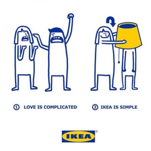 Advertising-Inspiration-Love-is-complicated-ikea-simple-home-decor Advertising Inspiration : *Love is complicated* #ikea #simple #home #decor #campaign...