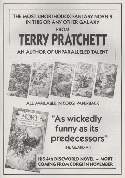 1583868422_273_Advertising-Inspiration-Mort-by-Terry-Pratchett-Interzone-magazine Advertising Inspiration : Mort by Terry Pratchett - Interzone magazine - 1988Source:...