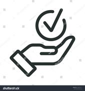 Advertising-Infographics-check-mark-approve-minimal-line-web Advertising Infographics : check mark, approve - minimal line web icon. simple vector illustration. concept...