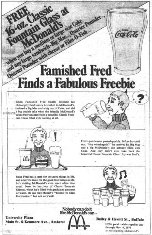 Advertising-Inspiration-Famished-Fred-Finds-a-Fabulous-Freebie-October Advertising Inspiration : Famished Fred Finds a Fabulous Freebie (October 15, 1979)Source:...