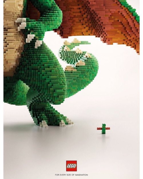 Advertising-Inspiration-For-every-size-of-imagination-lego-children Advertising Inspiration : *For every size of imagination* #lego #children #printad #ad...