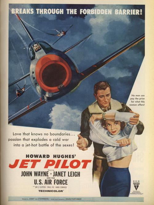 Advertising-Inspiration-John-Wayne-Starring-is-Howard-Hughes’-“Jet Advertising Inspiration : John Wayne Starring is Howard Hughes’ “Jet...
