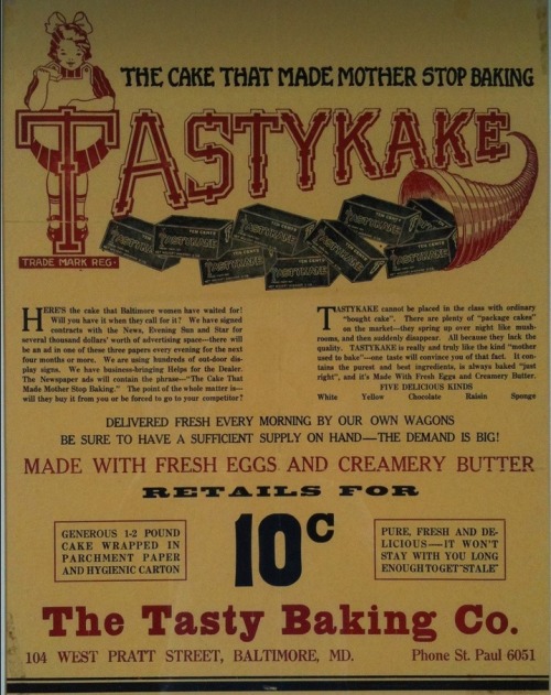 Advertising-Inspiration-Tastykake-“The-cake-the-made-mother-stop Advertising Inspiration : Tastykake “The cake the made mother stop baking”...