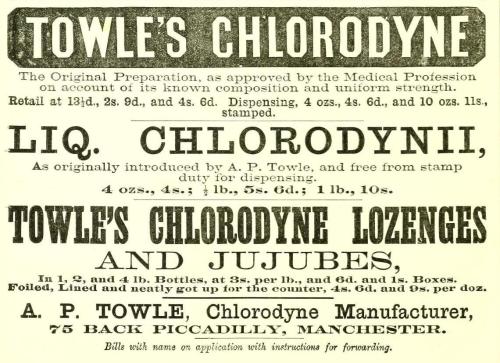 Advertising-Inspiration-Towle’s-Chlorodyne-Chemist-amp-Druggist-magazine Advertising Inspiration : Towle’s Chlorodyne - Chemist & Druggist magazine -...