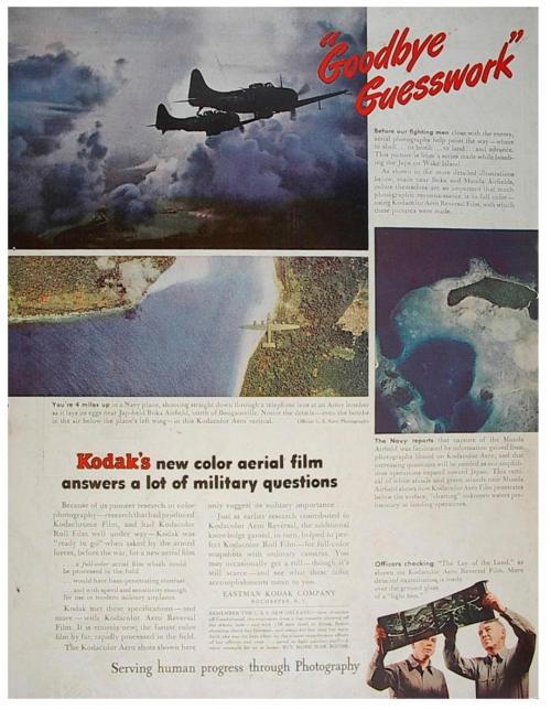 Advertising-Inspiration-WW-II-Kodak-Ad-with-focus-on Advertising Inspiration : WW II Kodak Ad with focus on Aerial surveillance film and...